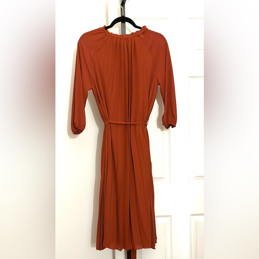 Nanette Lepore Fit And Flare Flutter Pleaded Line… - image 2